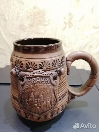 Кружка пивная - сувенир из Праги (новая )