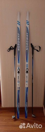 Лыжи беговые б/у рост 170