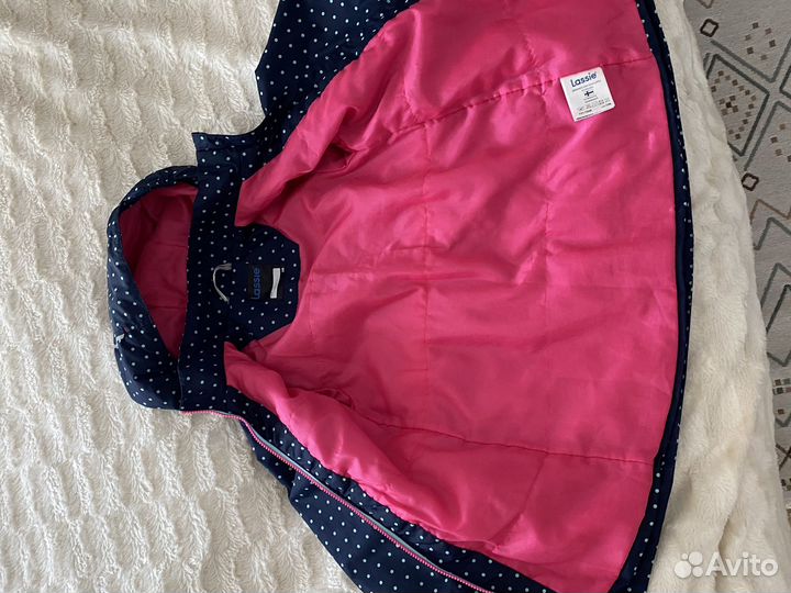 Куртка демисезонная для девочки 128 lassie