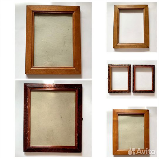 Рамки для фото портретров старинные дерево