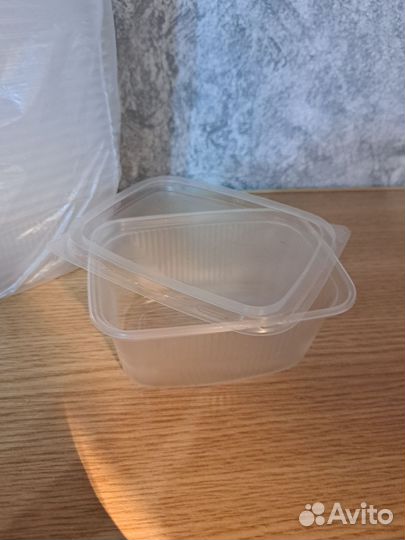 Контейнер пластиковый прозрачный 350мл