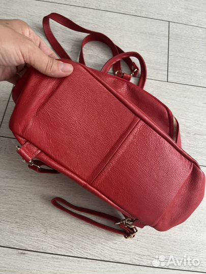 Рюкзак женский натуральная кожа италия