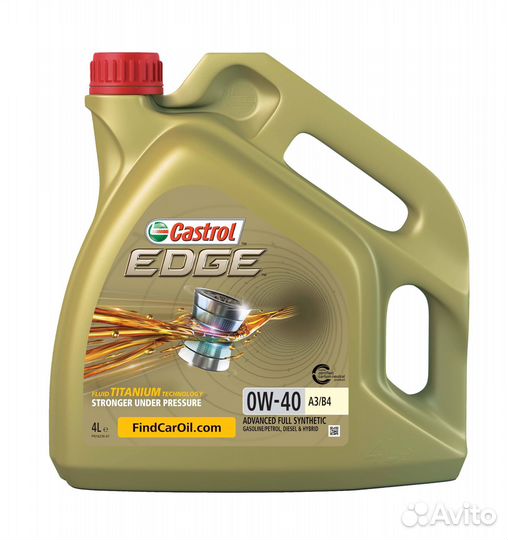 Масло моторное Castrol Edge 0w40 A3/B4 Titanium FS