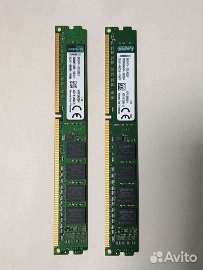 Оперативная память ddr3 kingston 4 gb (2 шт)