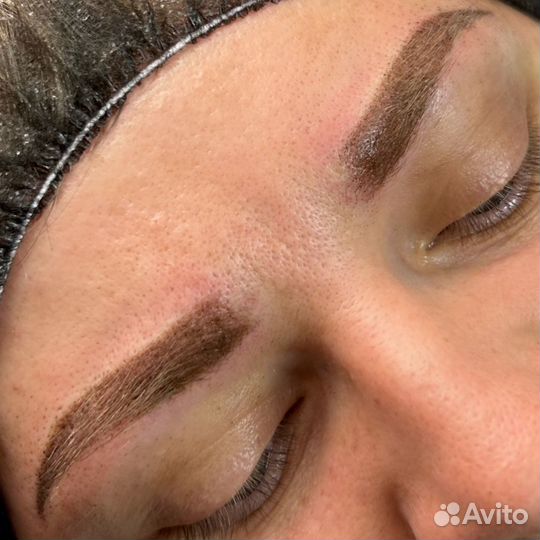 Модели перманентный макияж бровей и губ