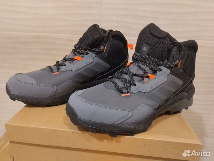 41-46 осенние кроссовки мужские Adidas Terrex Grey