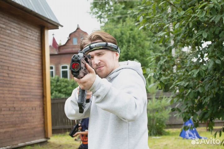 Квест Зарница (выездная игра лазертаг)