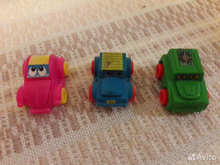 Машинки из киндер-сюрпризов, винтаж (цена за все)