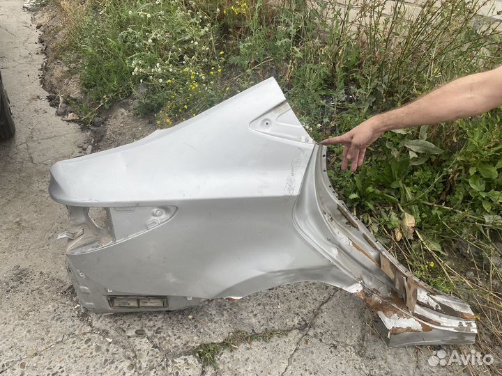 Крыло заднее правое hyundai solaris
