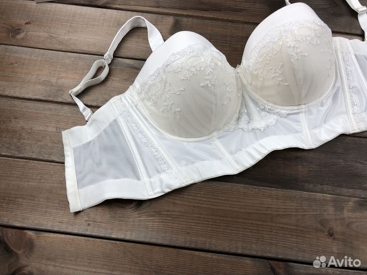 Бюстье белый новые Boux avenue