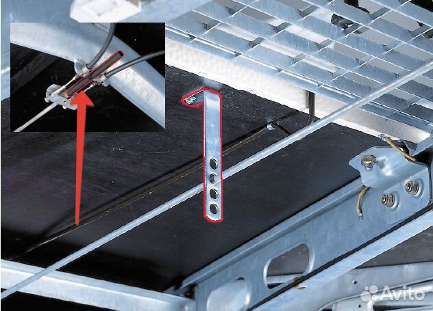 Направляющая тормозной тяги прицепа D12 для колес