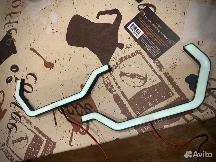 Дхо в фары ваз 2114, 15 в стиле lexus, bmw, AMG