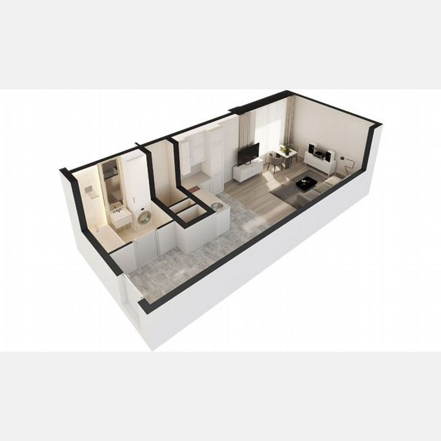 Апартаменты-студия, 33,7 м², 16/30 эт.