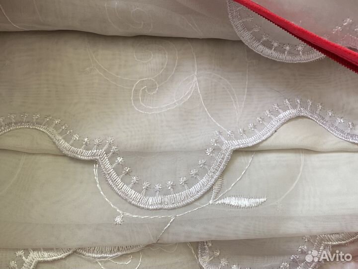 Комплект шторы и тюль на 2 окна