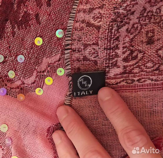 Палантин кашемир Италия