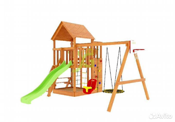 Детский игровой комплекс Крафт Pro 3 (скат 2,2)