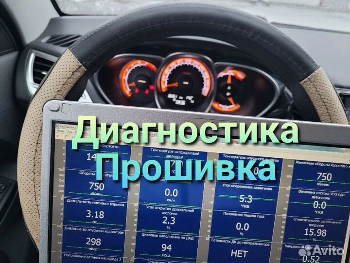 Диагностика автомобилей Чип-тюнинг Прошивка