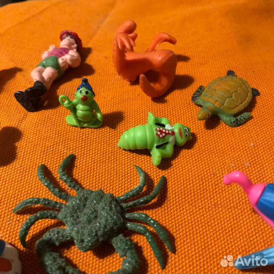 Резиновые фигурки хверкй из киндер сюрприза