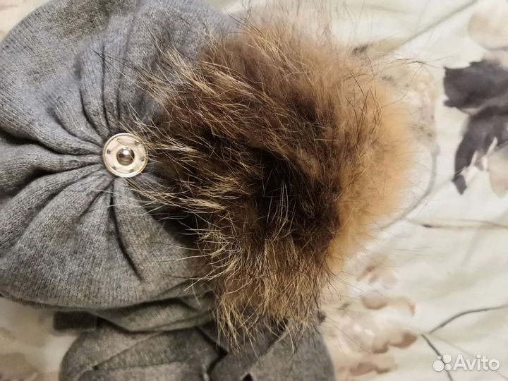 Зимняя шапка и Шарф 50-52см