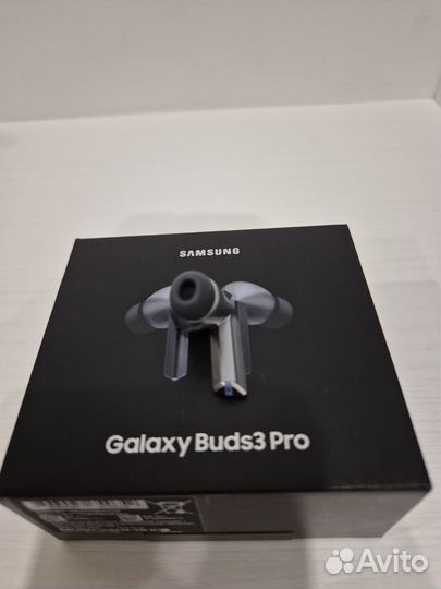 Samsung galaxy buds3 pro silver (левый)