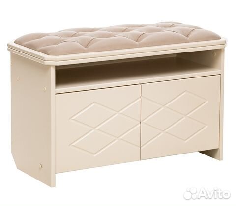 Обувница Патриция с каретной стяжкой (дуб шампань