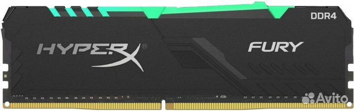 Оперативная память HyperX Fury RGB 8 гб DDR4