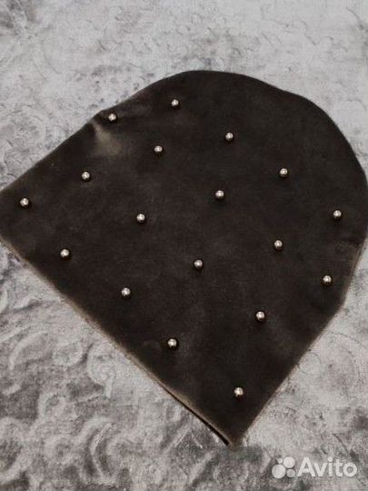 Комплект Шапка и снуд велюровый