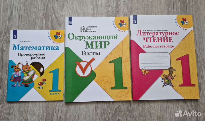 Математика Литературное чтение Окруж.мир 1класс