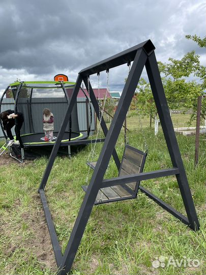 Садовые качели подвесные