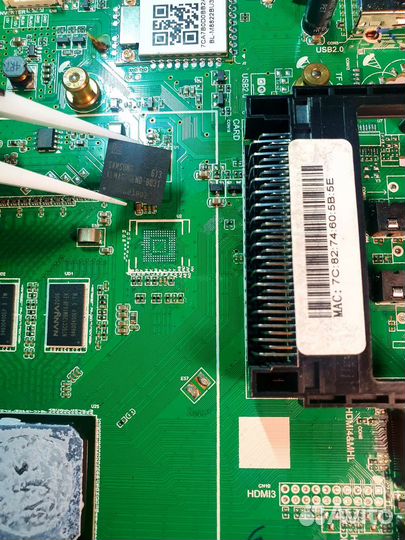 Emmc прошитый HK.T.RT2861V09, ремонт телевизора