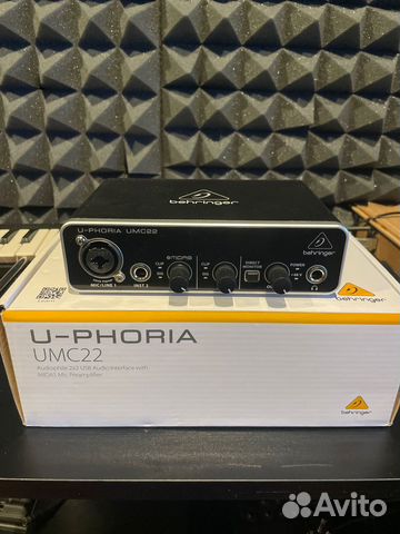Behringer UMC22 (звуковая карта для студии) купить в Шишкином Лесу ...