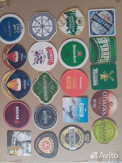 Бирдекели подставки для пива под пиво 91 шт