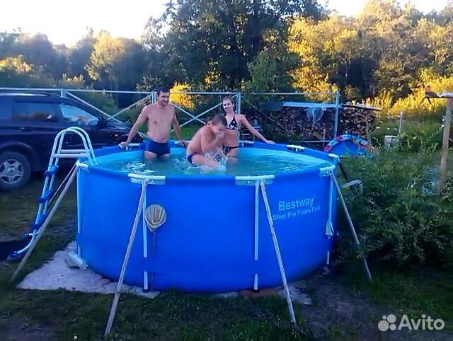 Каркасный бассейн 305 100 бу