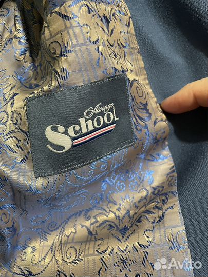 Школьный жакет (пиджак) синий для девочек 158-164