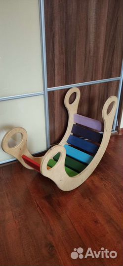 Качалка радуга