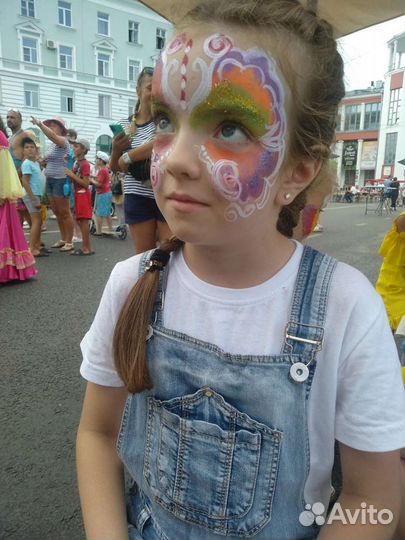 Аквагрим и блеск-тату