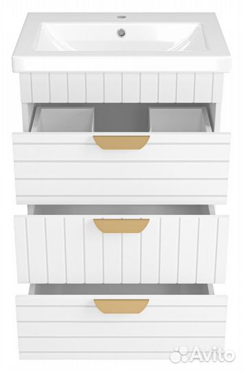 Тумба с раковиной Brevita Gloster glos-06060-01-2