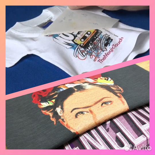 Термопринты на одежду / Термоперенос / DTF