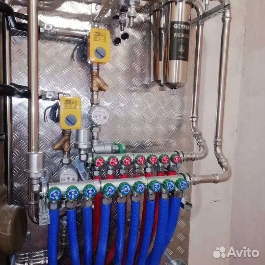 Сантехнические работы, монтаж систем отопления