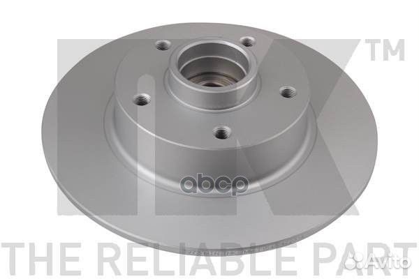 Диск тормозной задний + подшипник Рено Megane 3