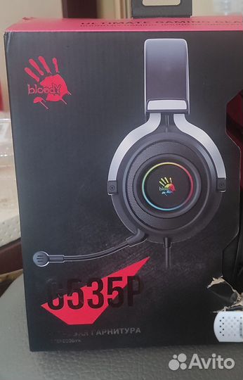 Проводные наушники A4Tech Bloody G535P черный