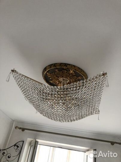 Светильник люстра потолочная бу