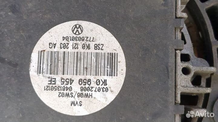 Вентилятор радиатора Skoda Octavia (A5), 2009