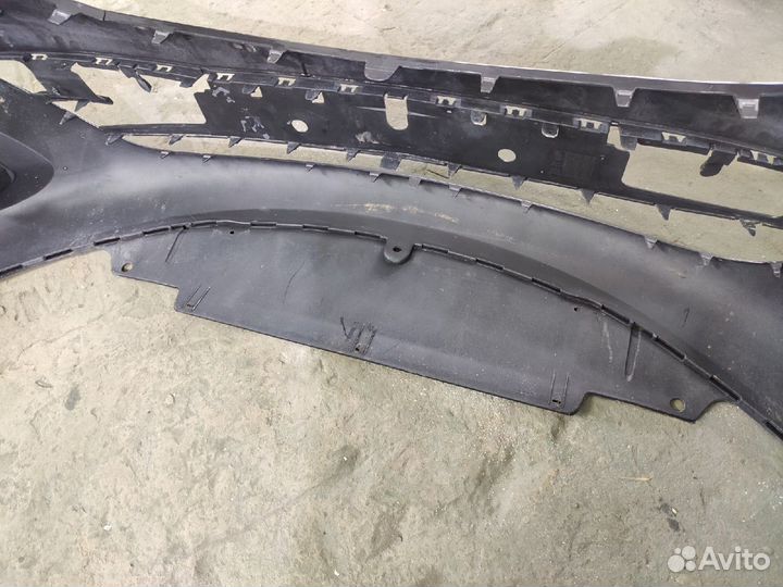 Бампер передний Opel Corsa D с дефектами