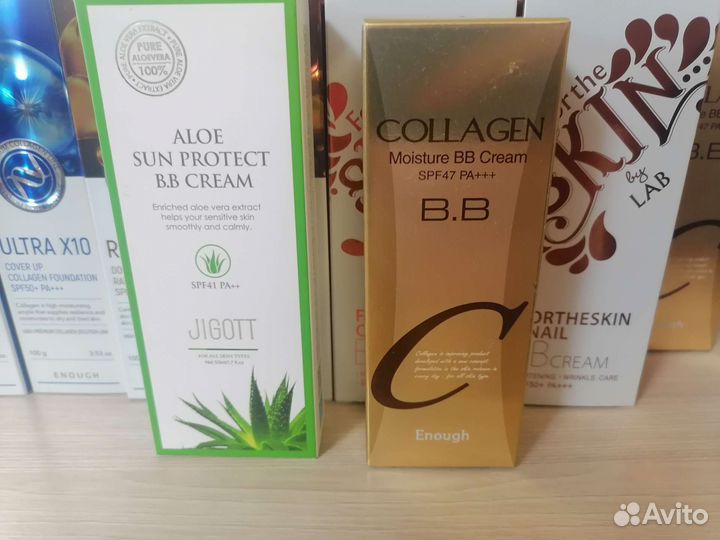 Тональный крем, вв-крем, Корея Enough