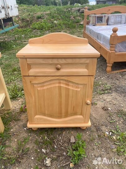 Тумба прикроватная массив березы