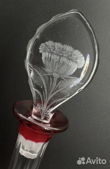 Роскошный хрустальный графин 