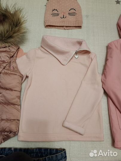 Вещи пакетом для девочки р-р 110