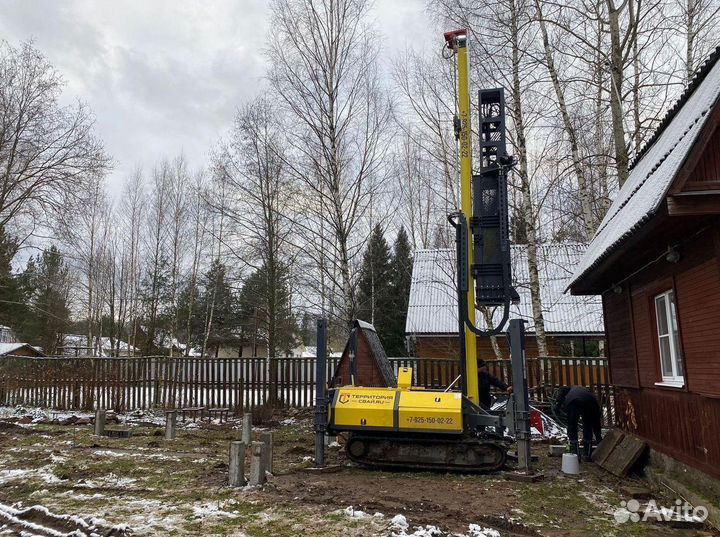 Фундамент забивные сваи