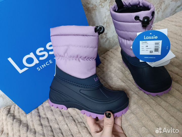 Сноубутсы 28 для девочки lassie